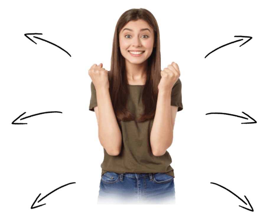 Happy student after taking career counselling from Mindsight Clinic