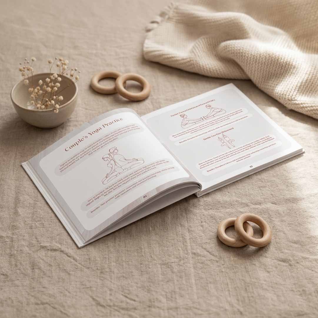 Couple's Yoga Practice — guided activity pages