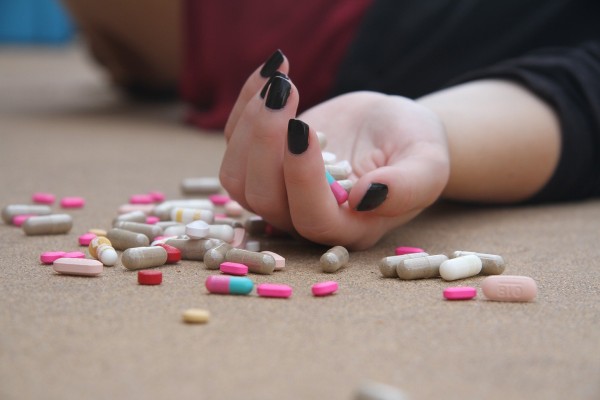 Substance abuse may lead a person to self-harm