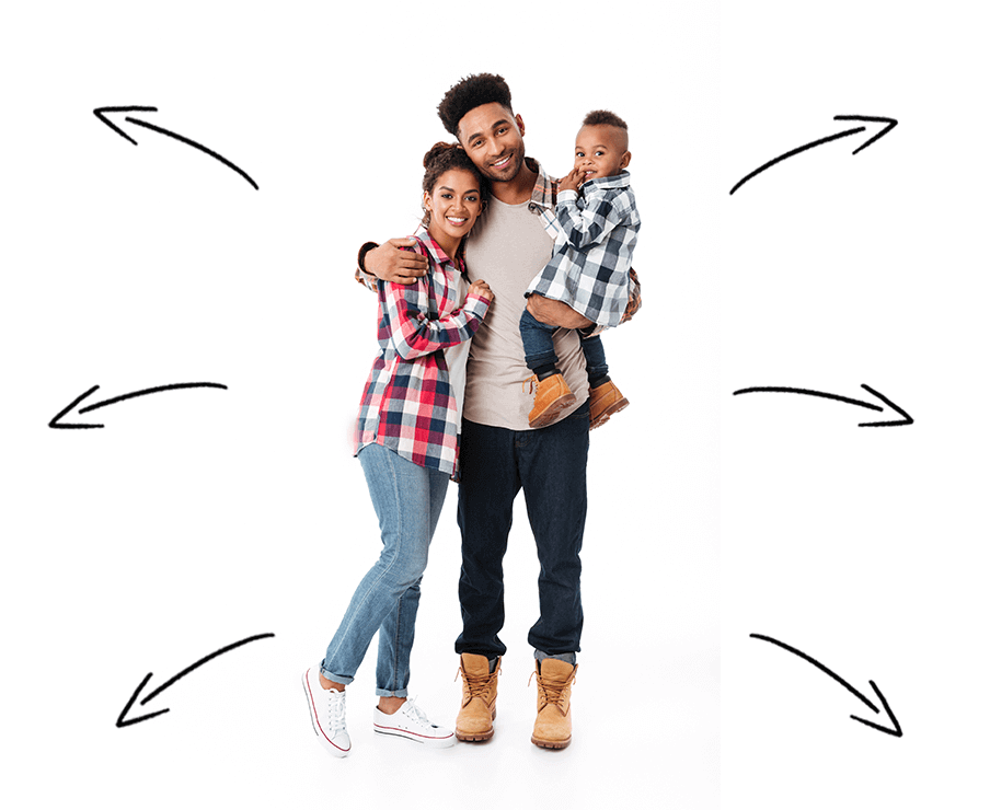 Happy Family after taking Family therapy from Mindsight Clinic