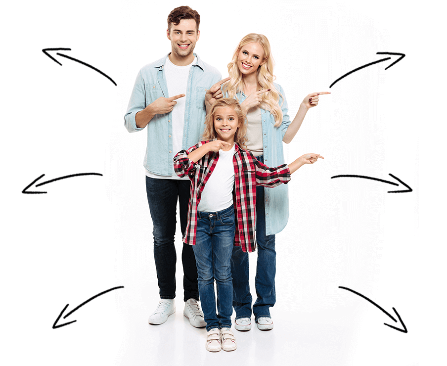 Happy family after getting parenting tips and parenting counselling from Mindsight Clinic